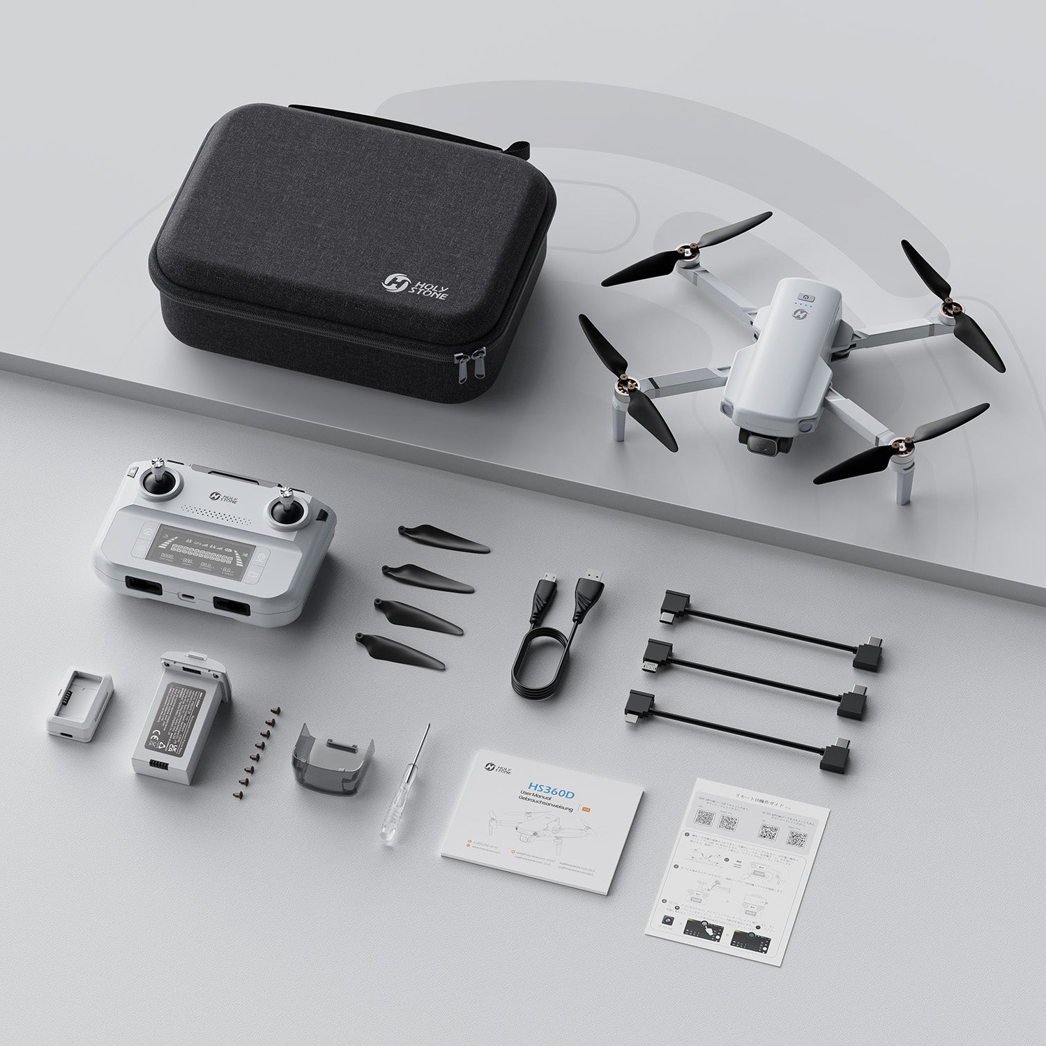 Holy Stone ドローン カメラ付き 屋外 4Kカメラ GPS搭載 リモートID